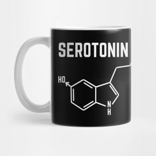 Serotonin Molecule Mug